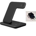 3-in-1 Wireless Charging Station – 15W Qi for iPhone, Watch & AirPods