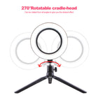 26cm LED Ring Light with Tripod & Phone Clip