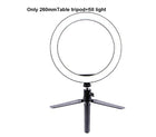 26cm LED Ring Light with Tripod & Phone Clip