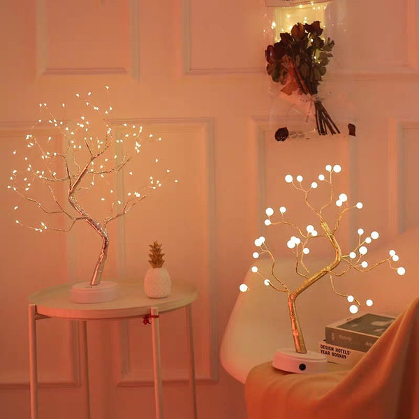 LED Firefly Tree Lamp – Copper Wire Fairy Light