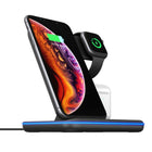 3-in-1 Wireless Charging Station – 15W Qi for iPhone, Watch & AirPods