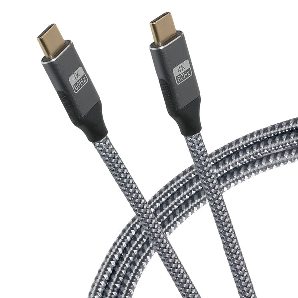 Maplin Pro USB-C to USB-C Cable — 100W, 20Gbps, 3m (Silver)