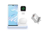 3-in-1 Wireless Charging Station – 15W Qi for iPhone, Watch & AirPods